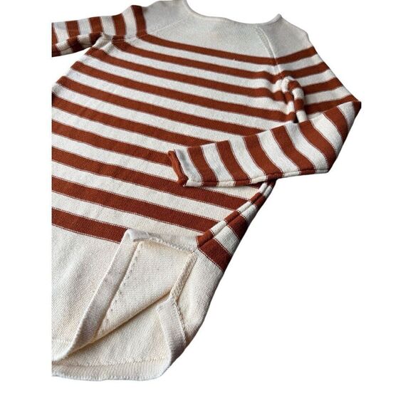 Free People Beach 100% Cotton Striped Renegade Tunic Sweater - Picture 7 of 13